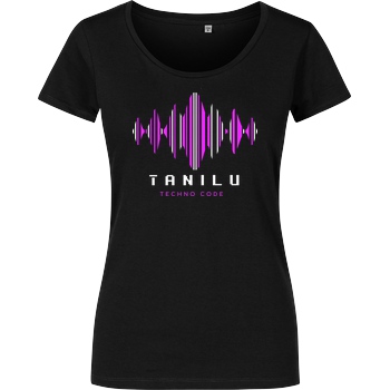 Tanilu TaniLu - Waves T-Shirt Damenshirt schwarz
