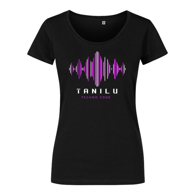 Tanilu - TaniLu - Waves - T-Shirt - Damenshirt schwarz