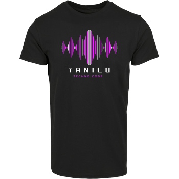 Tanilu TaniLu - Waves T-Shirt Hausmarke T-Shirt  - Schwarz