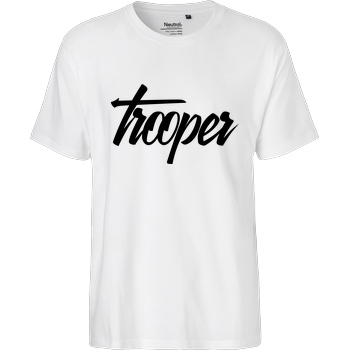 TeamTrooper TeamTrooper - Trooper T-Shirt Fairtrade T-Shirt - weiß