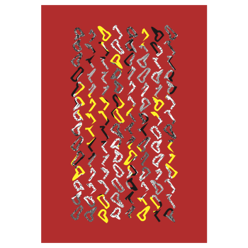 Technikliebe - 01 Kunstdruck rot
