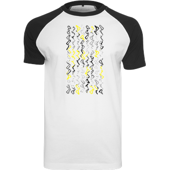 Technikliebe - 01 Raglan-Shirt weiß