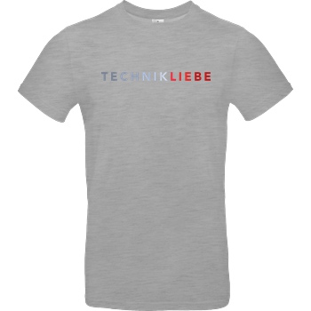 Technikliebe Technikliebe - 02 T-Shirt B&C EXACT 190 - heather grey