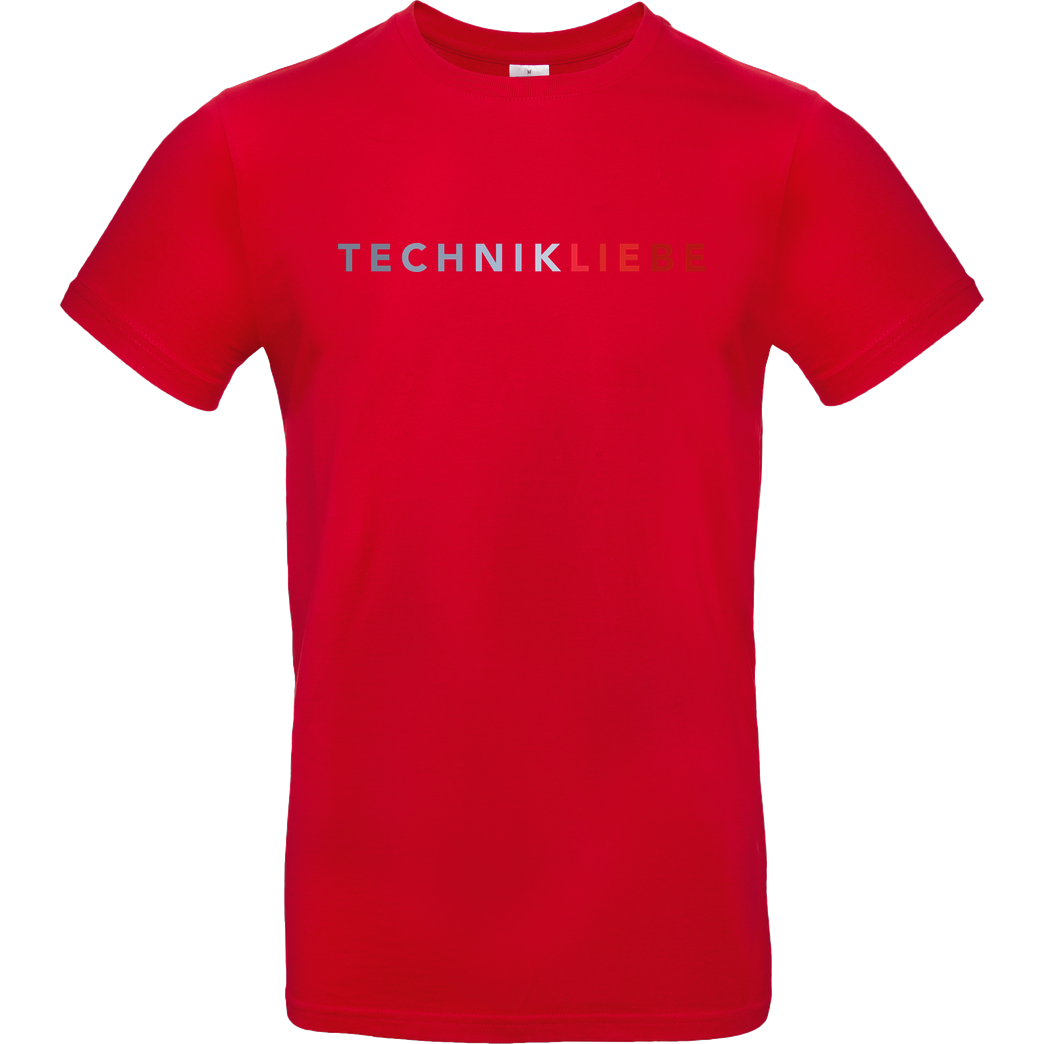 Technikliebe Technikliebe - 02 T-Shirt B&C EXACT 190 - Rot