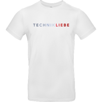 Technikliebe Technikliebe - 02 T-Shirt B&C EXACT 190 - Weiß