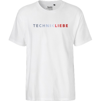 Technikliebe Technikliebe - 02 T-Shirt Fairtrade T-Shirt - weiß