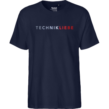 Technikliebe Technikliebe - 02 T-Shirt Fairtrade T-Shirt - navy