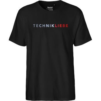Technikliebe - 02 Fairtrade T-Shirt - schwarz