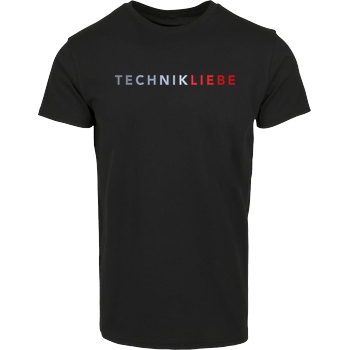 Technikliebe Technikliebe - 02 T-Shirt Hausmarke T-Shirt  - Schwarz