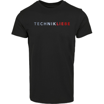 Technikliebe - 02 Hausmarke T-Shirt  - Schwarz