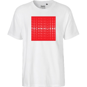 Technikliebe Technikliebe - 03 T-Shirt Fairtrade T-Shirt - weiß