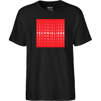 Technikliebe - 03 Fairtrade T-Shirt - schwarz