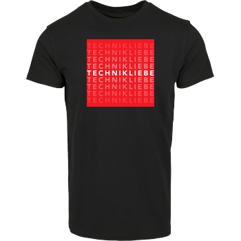 Technikliebe Technikliebe - 03 T-Shirt Hausmarke T-Shirt  - Schwarz