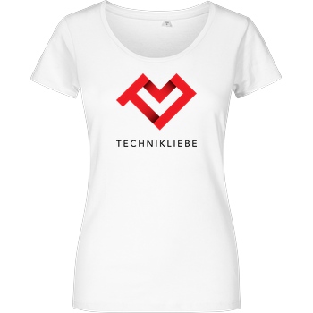 Technikliebe Technikliebe - 05 T-Shirt Damenshirt weiss