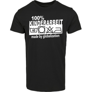 Teken Teken - Kinderarbeit T-Shirt Hausmarke T-Shirt  - Schwarz