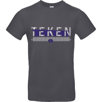 Teken Teken - Logo T-Shirt B&C EXACT 190 - Dark Grey
