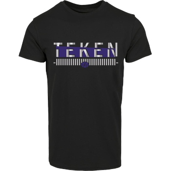 Teken Teken - Logo T-Shirt Hausmarke T-Shirt  - Schwarz