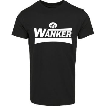 Teken Teken - Wanker T-Shirt Hausmarke T-Shirt  - Schwarz