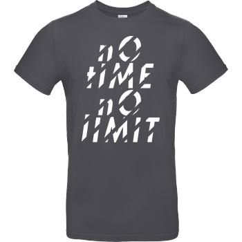 Tescht Tescht  - no time no limit front T-Shirt B&C EXACT 190 - Dark Grey