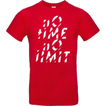 Tescht Tescht  - no time no limit front T-Shirt B&C EXACT 190 - Rot