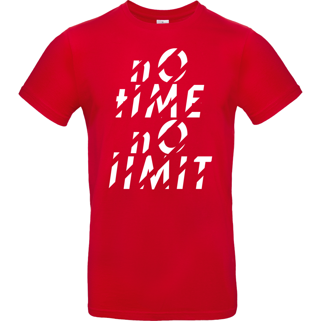 Tescht Tescht  - no time no limit front T-Shirt B&C EXACT 190 - Rot