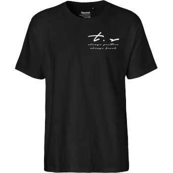 Tescht Tescht - Signature Pocket T-Shirt Fairtrade T-Shirt - schwarz