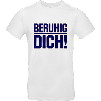 TheSnackzTV TheSnackzTV - Beruhig Dich T-Shirt B&C EXACT 190 - Weiß
