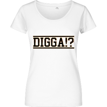 TheSnackzTV TheSnackzTV - Digga schwarz T-Shirt Damenshirt weiss