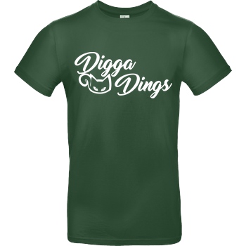 Tinkerleo Tinkerleo - Digga Dings T-Shirt B&C EXACT 190 - Flaschengrün