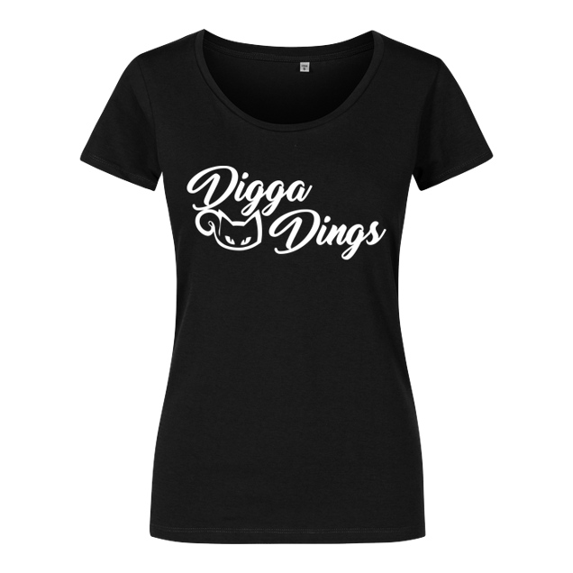 Tinkerleo - Tinkerleo - Digga Dings - T-Shirt - Damenshirt schwarz