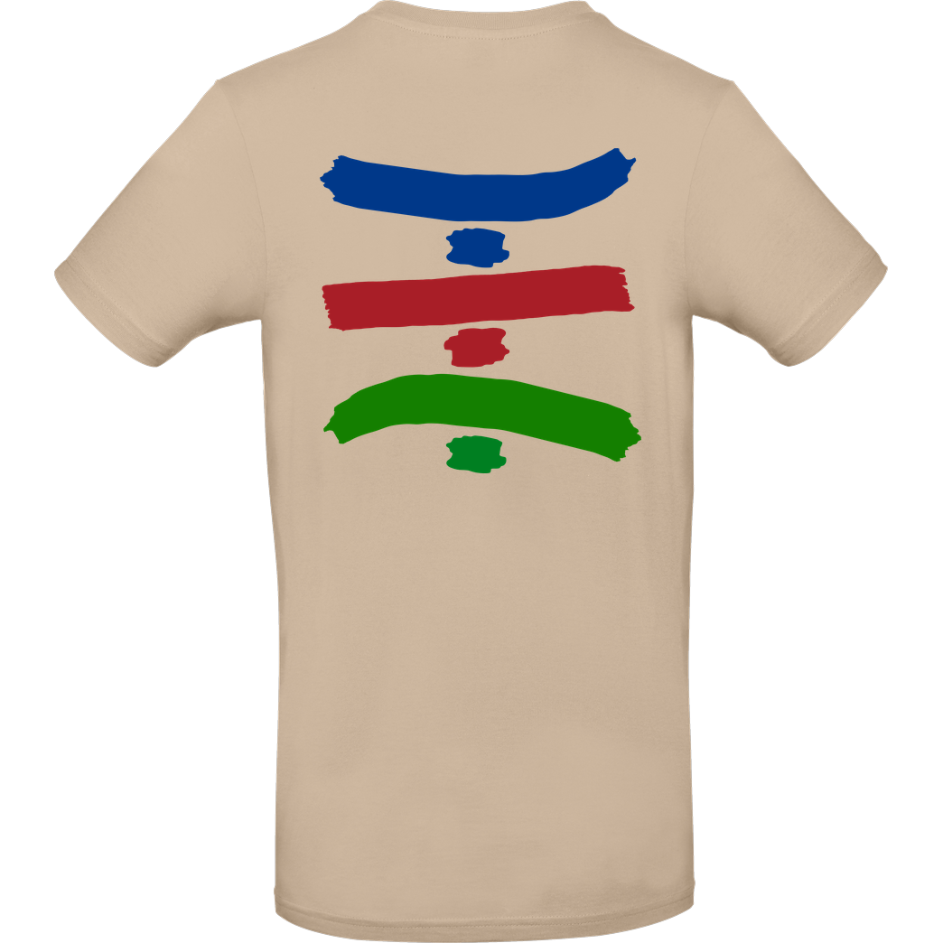 TipTapTube TipTapTube - Logo T-Shirt B&C EXACT 190 - Sand