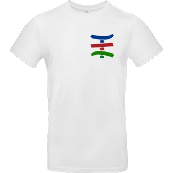 TipTapTube TipTapTube - Logo T-Shirt B&C EXACT 190 - Weiß