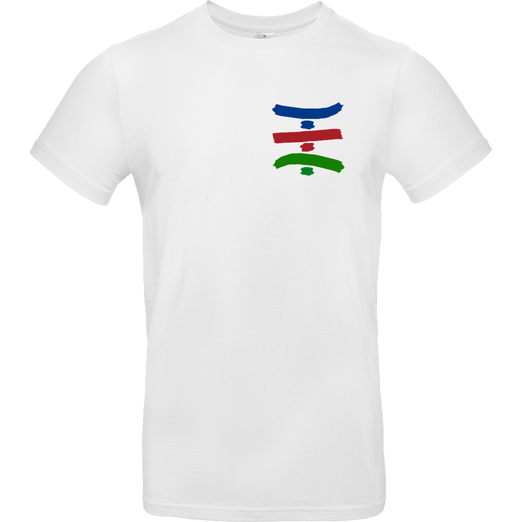 TipTapTube TipTapTube - Logo T-Shirt B&C EXACT 190 - Weiß