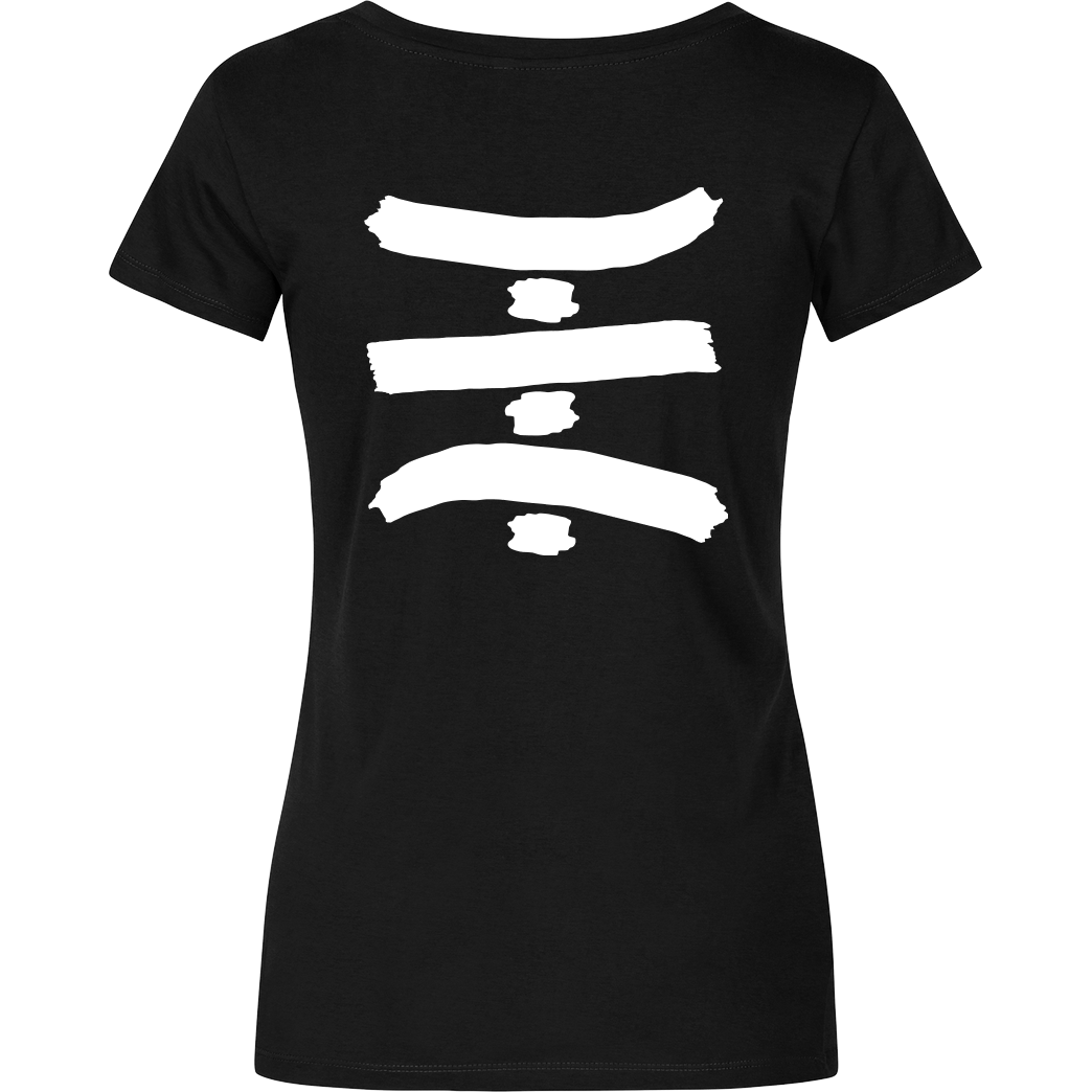 TipTapTube TipTapTube - Logo T-Shirt Damenshirt schwarz