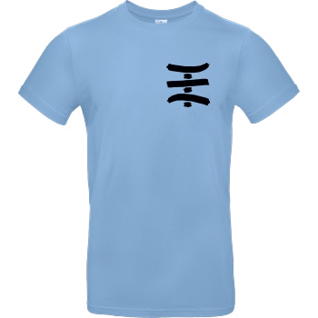 TipTapTube TipTapTube - Logo T-Shirt B&C EXACT 190 - Hellblau