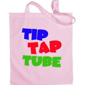 TipTapTube - Logo oldschool Stoffbeutel Pink
