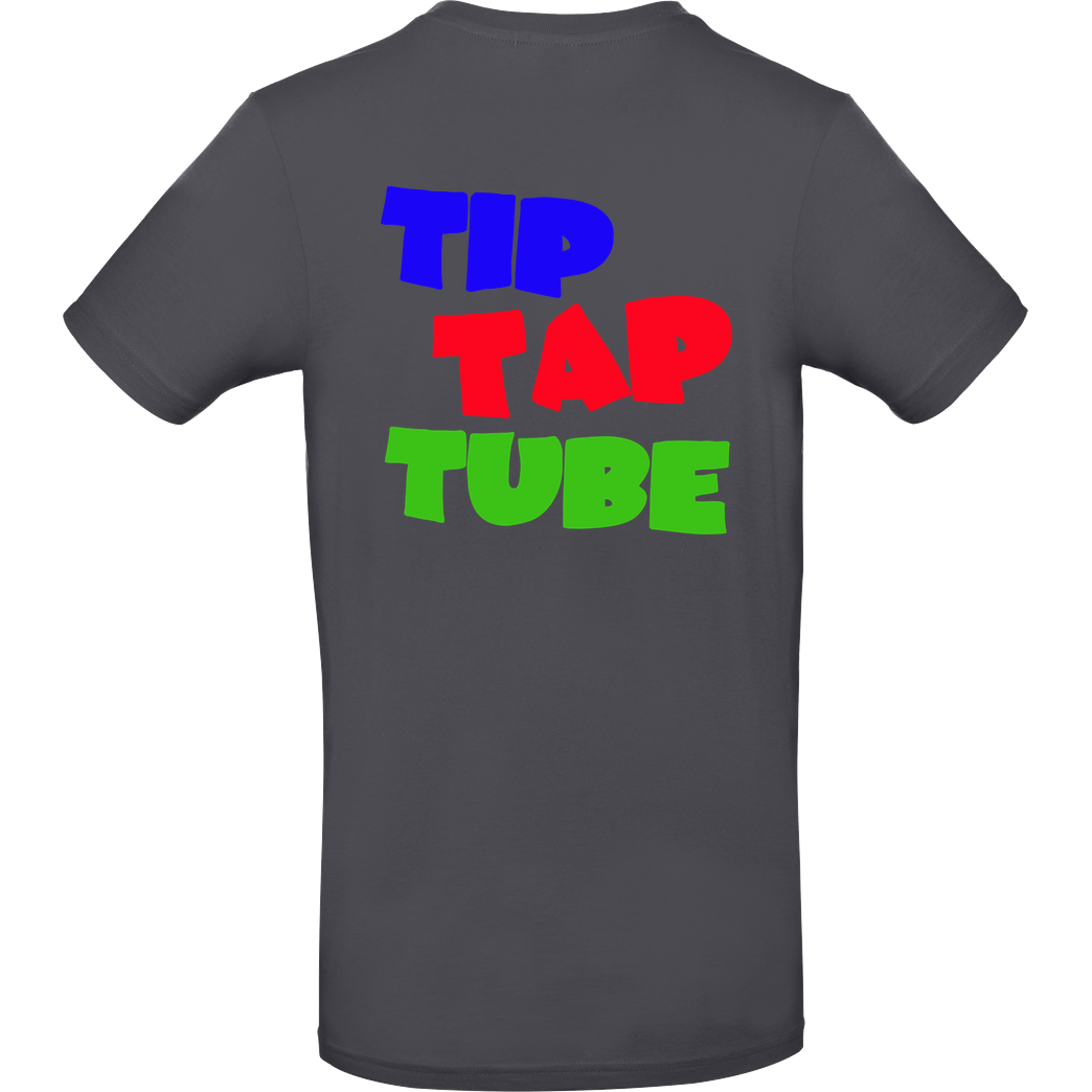 TipTapTube TipTapTube - Logo oldschool T-Shirt B&C EXACT 190 - Dark Grey