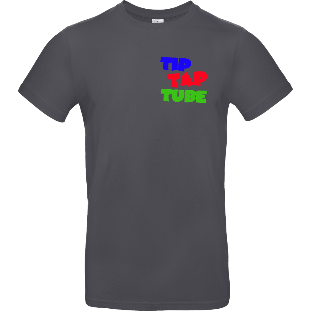 TipTapTube TipTapTube - Logo oldschool T-Shirt B&C EXACT 190 - Dark Grey