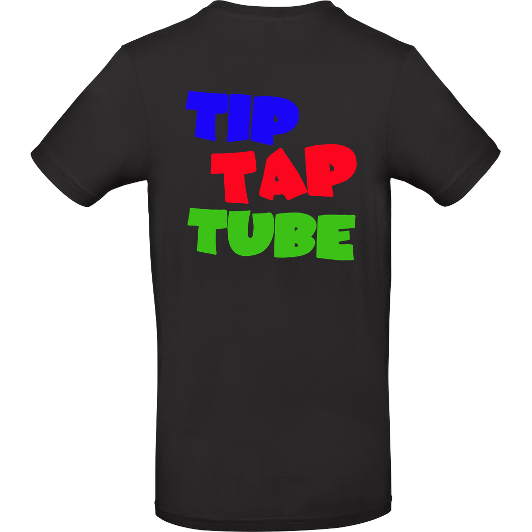 TipTapTube TipTapTube - Logo oldschool T-Shirt B&C EXACT 190 - Schwarz