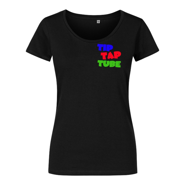 TipTapTube - TipTapTube - Logo oldschool - T-Shirt - Damenshirt schwarz