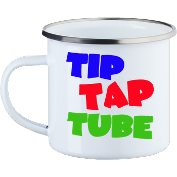 TipTapTube - Logo oldschool Emaille Tasse