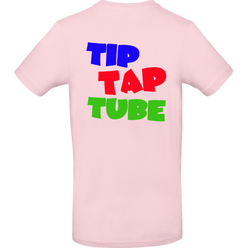 TipTapTube TipTapTube - Logo oldschool T-Shirt B&C EXACT 190 - Rosa