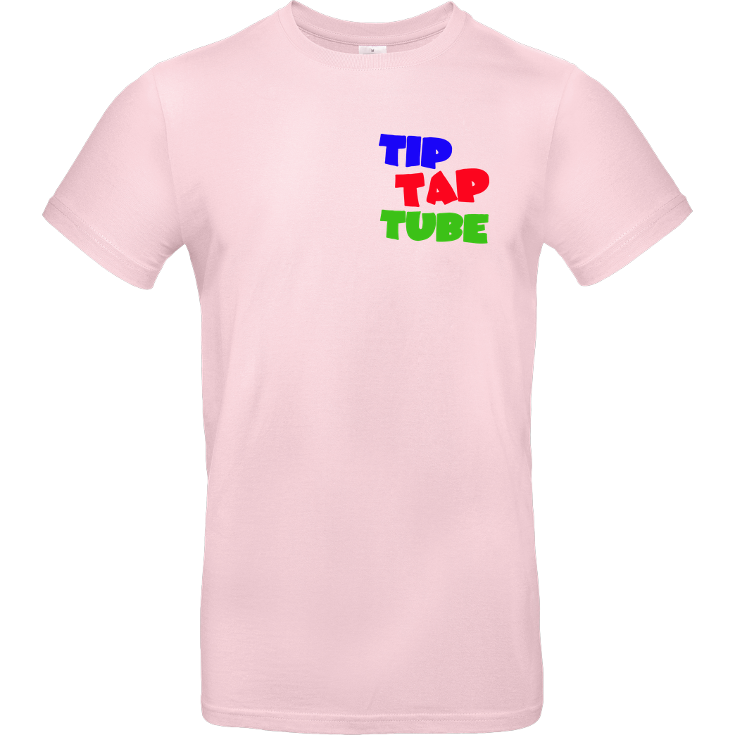 TipTapTube TipTapTube - Logo oldschool T-Shirt B&C EXACT 190 - Rosa