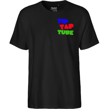 TipTapTube - Logo oldschool Fairtrade T-Shirt - schwarz