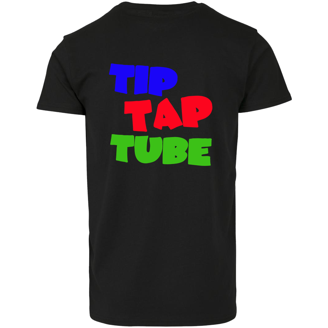TipTapTube TipTapTube - Logo oldschool T-Shirt Hausmarke T-Shirt  - Schwarz