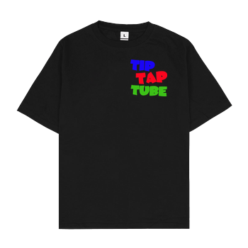 TipTapTube - Logo oldschool Oversize T-Shirt - Schwarz