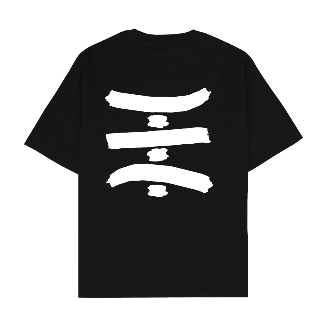 TipTapTube TipTapTube - Logo T-Shirt Oversize T-Shirt - Schwarz