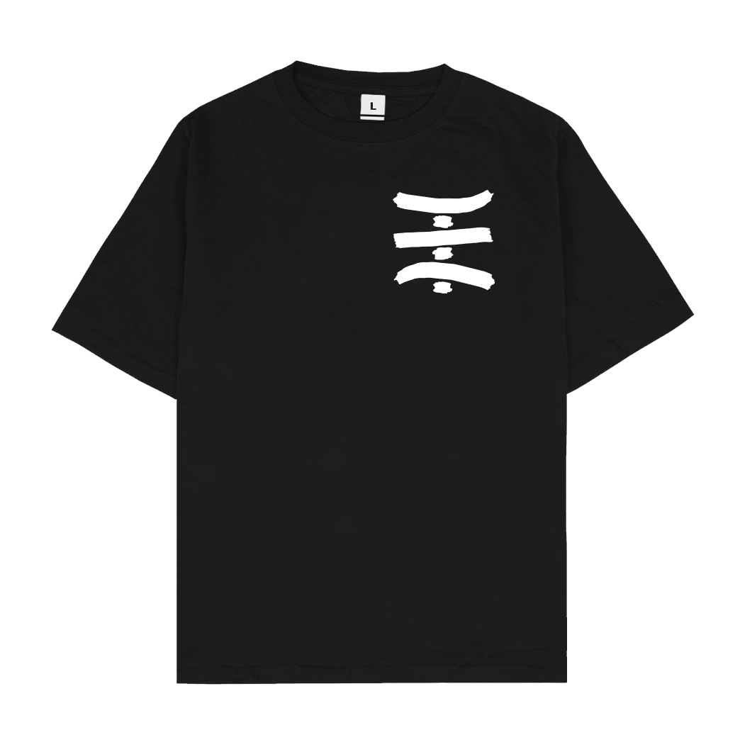 TipTapTube TipTapTube - Logo T-Shirt Oversize T-Shirt - Schwarz