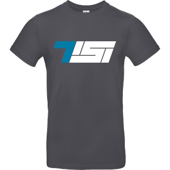 TisiSchubecH Tisi - Logo T-Shirt B&C EXACT 190 - Dark Grey