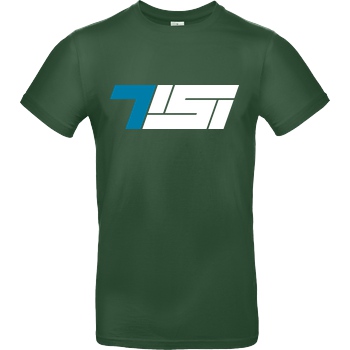 TisiSchubecH Tisi - Logo T-Shirt B&C EXACT 190 - Flaschengrün